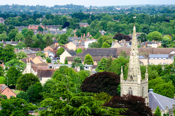 Nottinghamshire, England in Summer, Architecture and Landscape