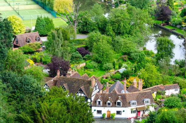 Nottinghamshire, England in Summer, Architecture and Landscape